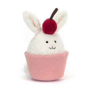 Jellycat Dainty Dessert Bunny Cupcake