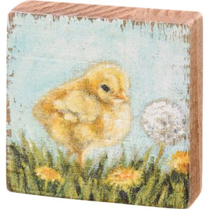 Block Sign Chick