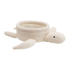 Cotton Kit Turtle Basket Cream